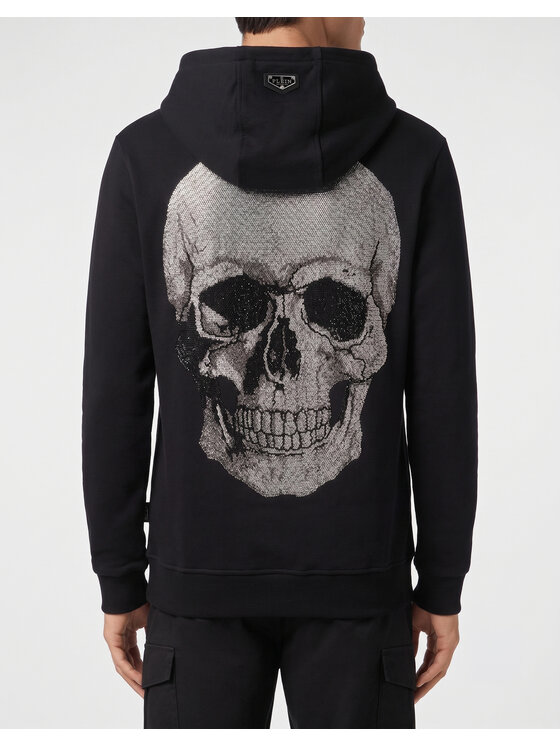 PHILIPP PLEIN PHILIPP PLEIN Bluza 31707 Czarny Athletic Fit