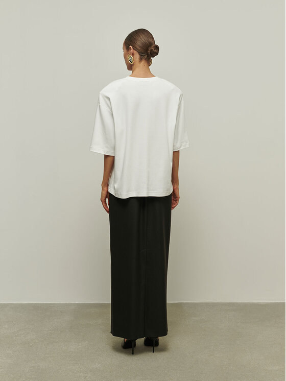 La Mania La Mania Blusa DRIFT Bianco Classic Fit