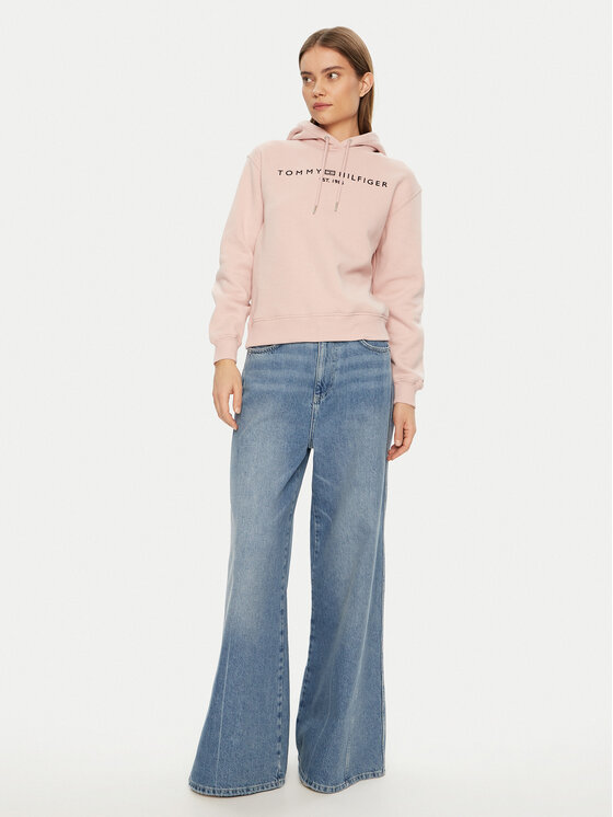 Tommy Hilfiger Tommy Hilfiger Džemperis Modern WW0WW43598 Rožinė Regular Fit