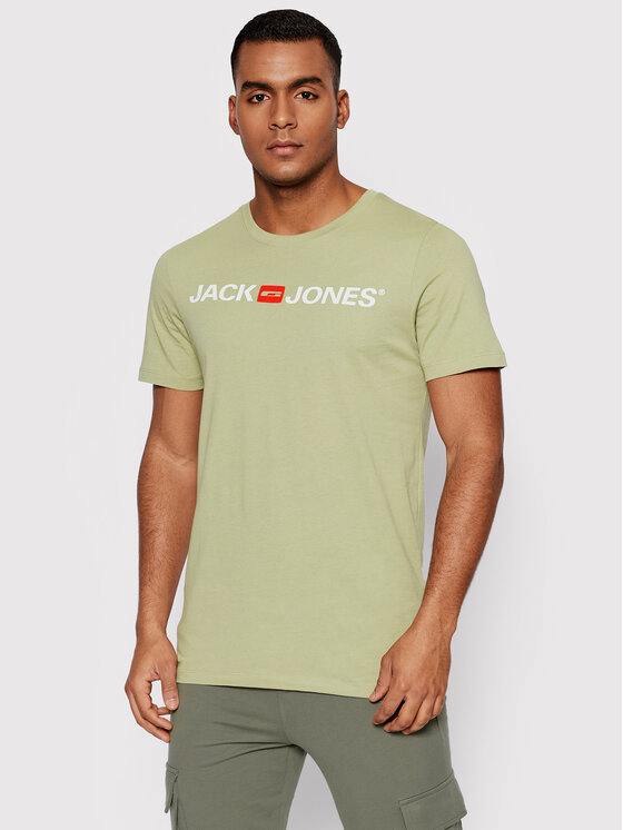 T-shirt Corp Logo 12137126 Verde Slim Fit
