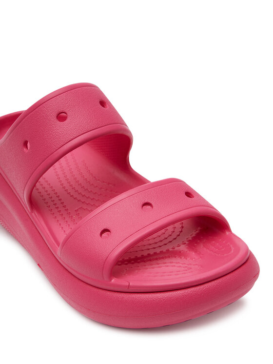 Crocs Crocs Παντόφλες Classic Crush Sandal 207670 Ροζ