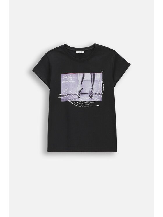 Coccodrillo Coccodrillo T-Shirt WC6143207VGA-021 Czarny Regular Fit