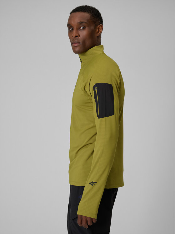 4F 4F Bluza TREKKING Złoty Regular Fit