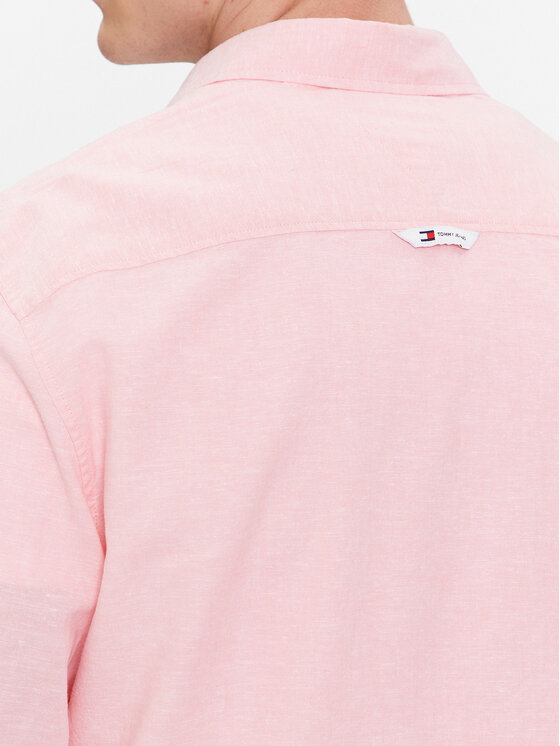 Tommy Jeans Tommy Jeans Cămașă DM0DM18962 Roz Regular Fit