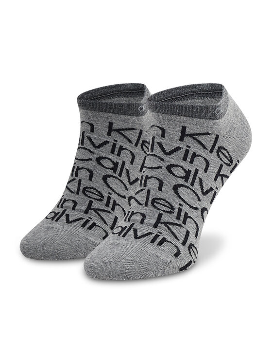 Calvin Klein Calvin Klein 2er-Set niedrige Herrensocken 701218714 Grau