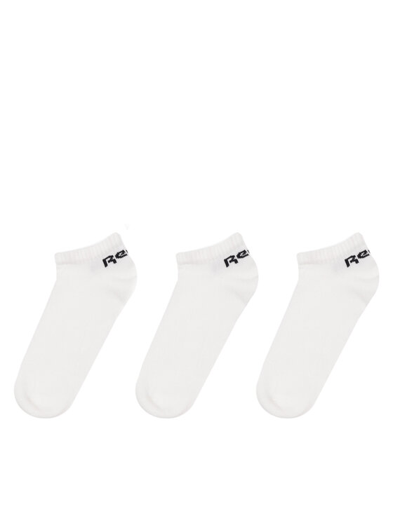 Set de 3 perechi de șosete joase unisex Reebok ACT CORE LOW CUT SOC FL5224 Alb