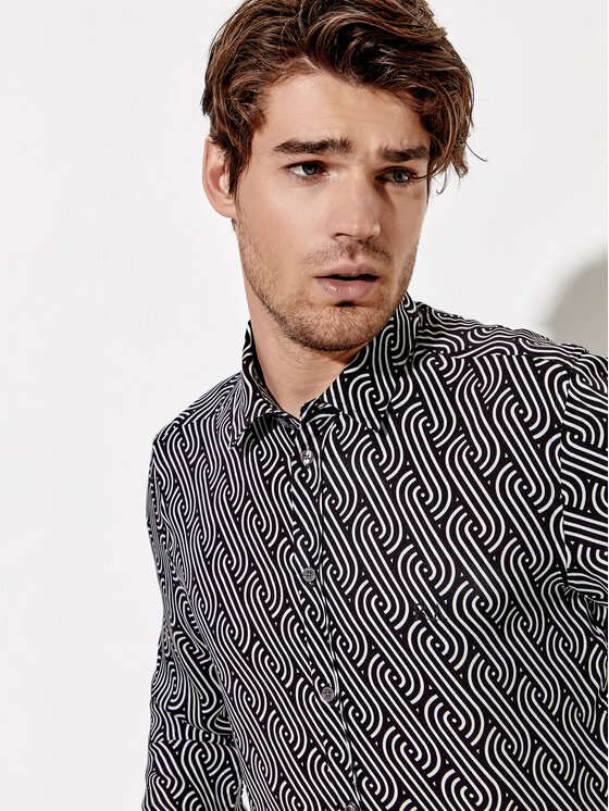 Rage Age Rage Age Hemd Deacon Schwarz Regular Fit