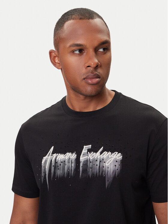Armani Exchange Armani Exchange Póló XM001462 AF10364 UC001 Fekete Regular Fit
