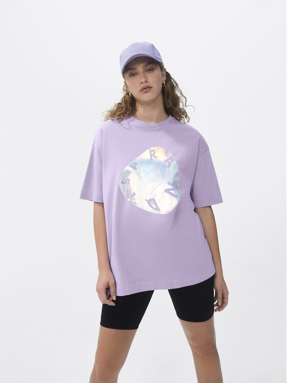 Sprandi Sprandi Póló SP22-TSD101 Lila Relaxed Fit
