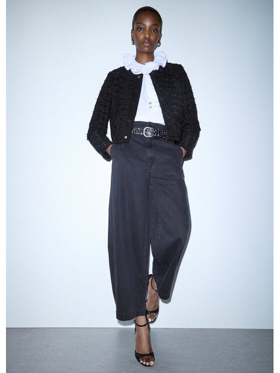 Liu Jo Liu Jo Jeans UF6202D037287520 Nero Loose Fit