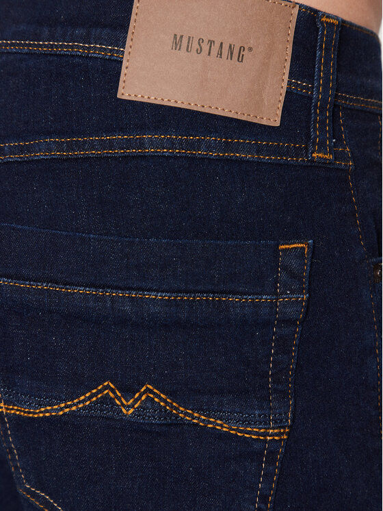 Mustang Mustang Jeansy Washington 1007640 Granatowy Slim Fit
