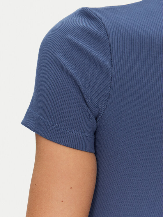 Guess Guess Bluzka V5GP25 KCRS2 Niebieski Slim Fit