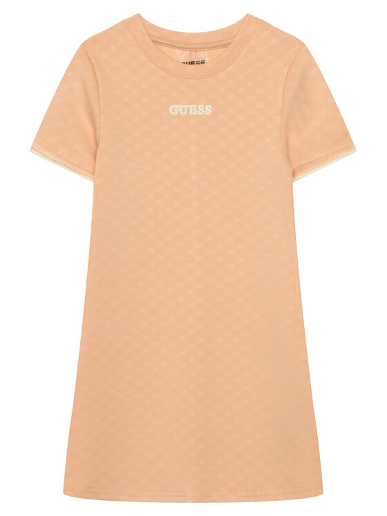 Guess Guess Kleid für den Alltag J6GK27 KF972 Hellorange Regular Fit