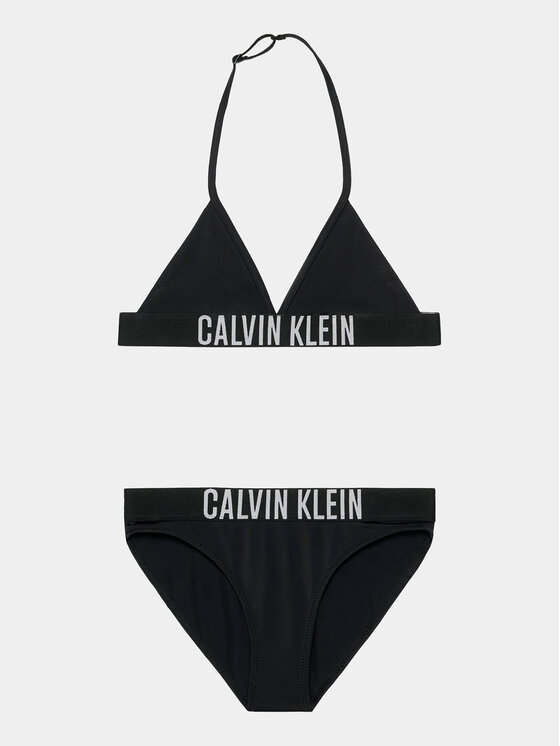 Calvin Klein Swimwear Kopalni kostum KY0KY00054 Črna