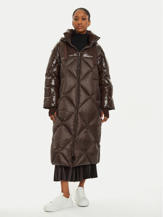 Marella Marella Giubbotto piumino Amianto 2423496025 Marrone Regular Fit