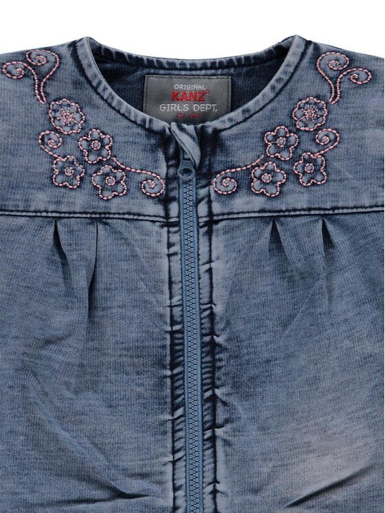 Kanz Kanz Bluza 1912267-0014 Niebieski Basic Fit