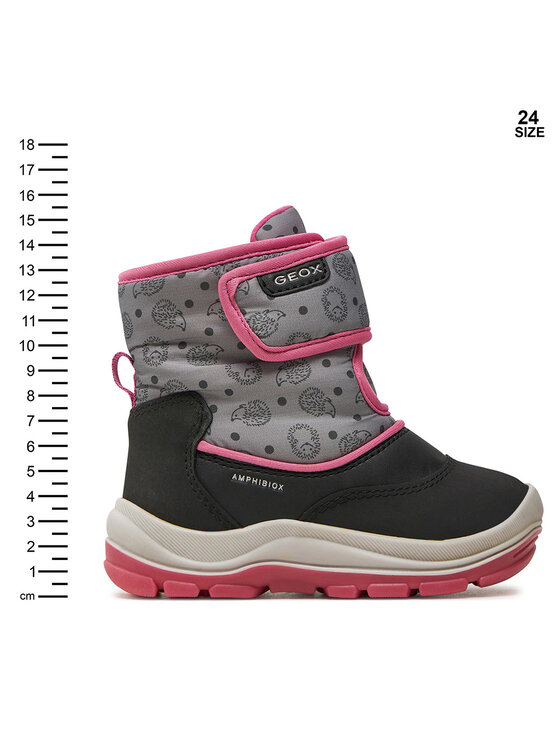 Geox Geox Μπότες Χιονιού B Flanfil Girl B Abx B263WG 0BCMN C9235 S Μαύρο
