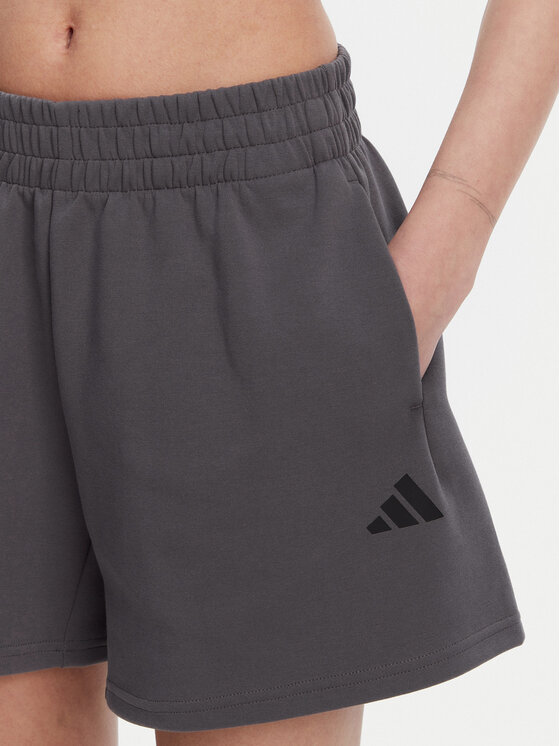 adidas adidas Pantaloni scurți sport Future Icons Small Logo JE3998 Gri Loose Fit