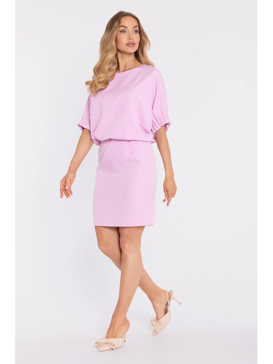 Made of Emotion Made of Emotion Abito da cocktail M904 Rosa chiaro Oversize