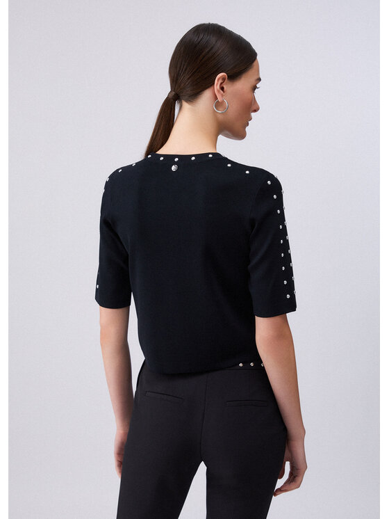 Liu Jo Liu Jo Sweter WA6092MS55N22222 Czarny Regular Fit