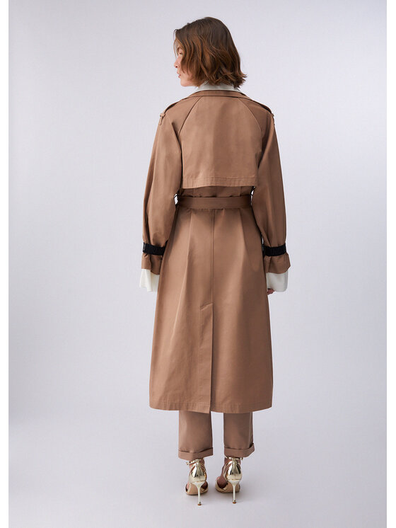Liu Jo Liu Jo Trench TA6146T2904C3968 Marrone Loose Fit