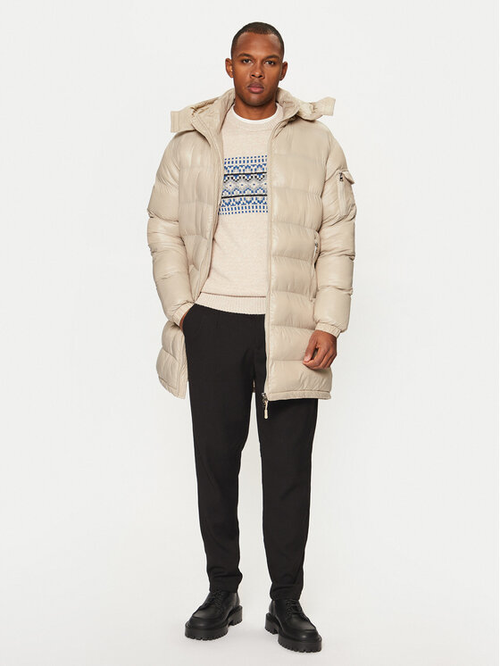 Brave Soul Brave Soul Зимно яке MJK-JAREDLONGSTN Бежов Regular Fit
