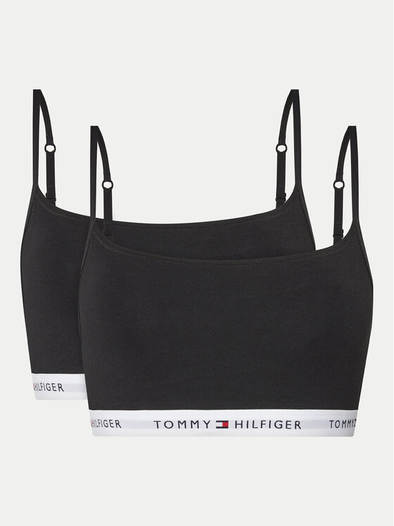 Tommy Hilfiger Tommy Hilfiger 2er-Set Top-BHs UW0UW05528 Schwarz