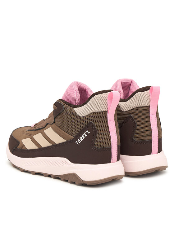 adidas adidas Трекінгові черевики Terrex Anylander Mid Junior Hiking Shoes JR9722 Коричневий