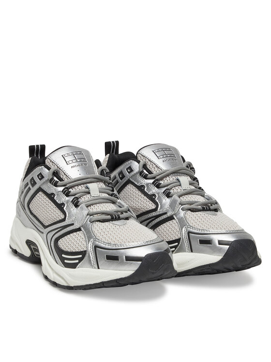 Tommy Jeans Tommy Jeans Tenisice Archive'97 Metallic EM0EM01572 Crna