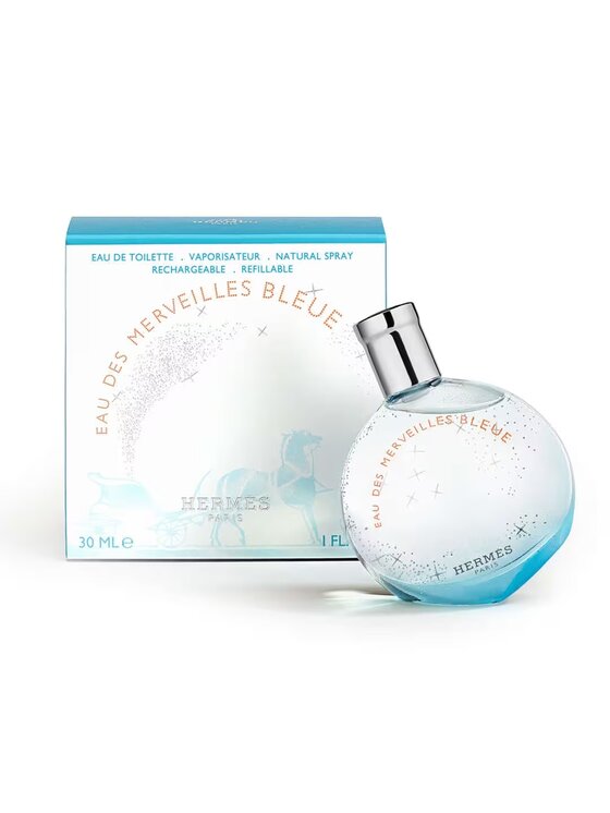 Hermes Hermes Hermes Eau des Merveilles Bleue woda toaletowa refillable spray 30ml Woda toaletowa