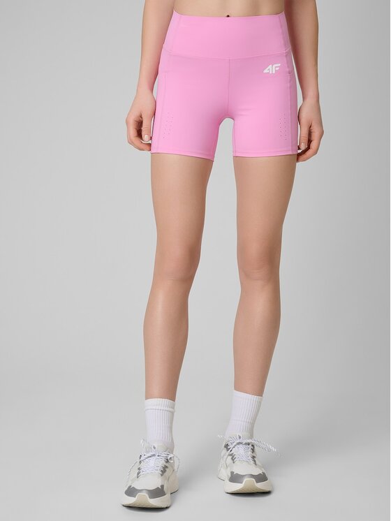 4F 4F Legginsy 4FRSS26TFSTF134-56S Różowy Fitted Fit