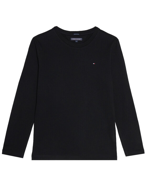 Tommy Hilfiger Tommy Hilfiger Blúz KB0KB04141 S Fekete Regular Fit