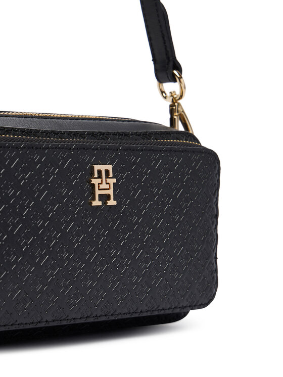 Tommy Hilfiger Tommy Hilfiger Geantă Th Daily Camera Bag Mono AW0AW18414 Negru