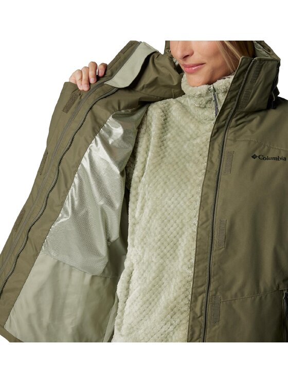 Columbia Columbia Kurtka zimowa 208782 Zielony Regular Fit