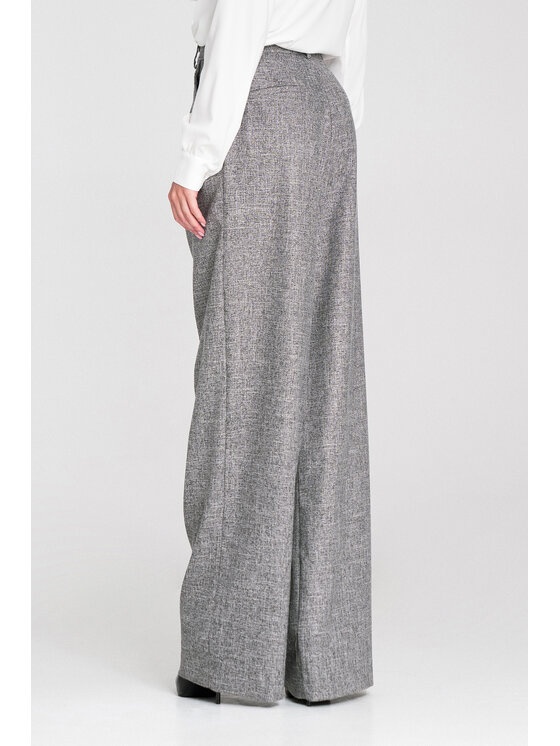 NIFE NIFE Dámské kalhoty SD116 Šedá Modern Relaxed Fit