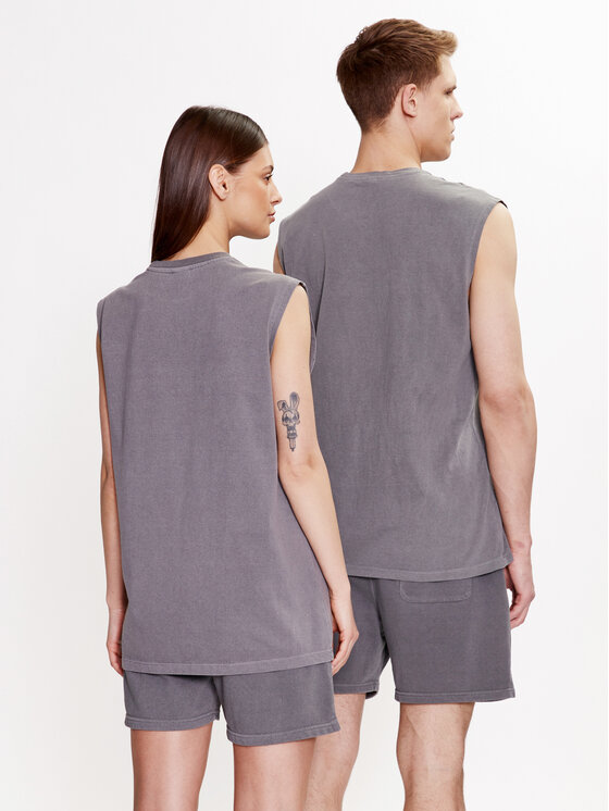 iets frans… iets frans… Marškinėliai IF TONAL LOGO TANK 76555952 Pilka Oversize