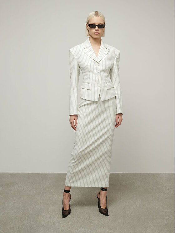 La Mania La Mania Sako LUDOVICA Biela Classic Fit