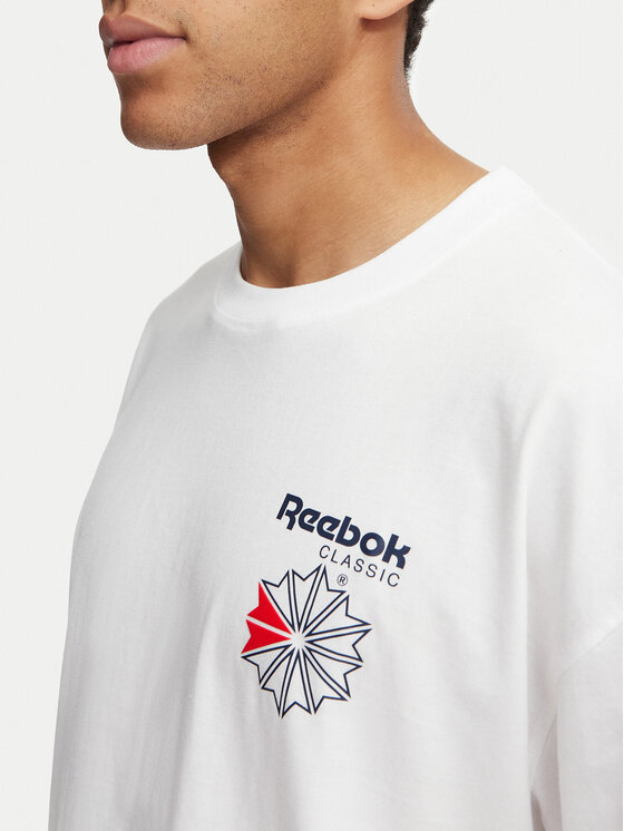 Reebok Reebok T-Shirt Dobry RK25735CCM Bílá Regular Fit