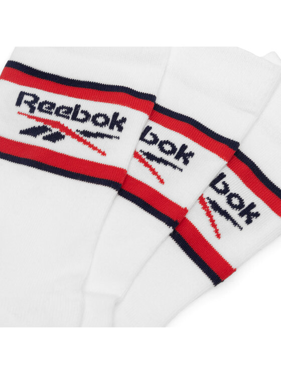 Reebok Reebok Set od 3 para unisex visokih čarapa R0369-SS24 (3-pack) Bijela