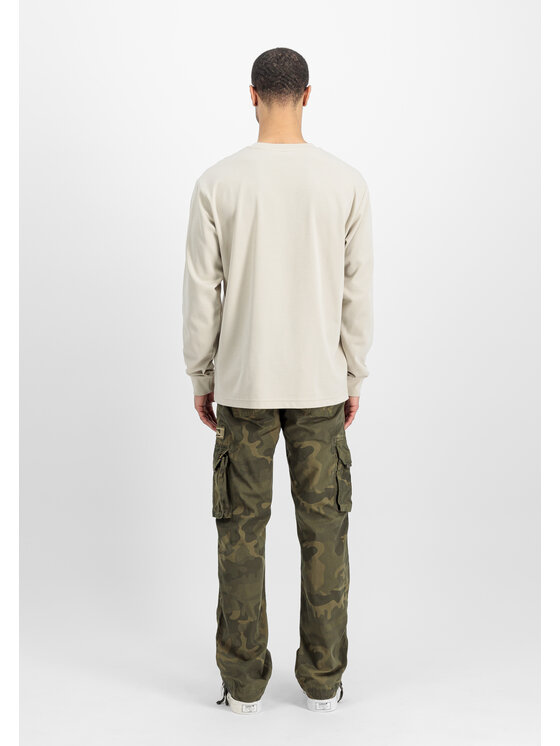 Alpha Industries Alpha Industries Spodnie cargo Jet Camo Pant Zielony Straight Leg