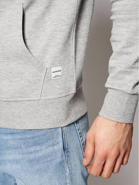 Jack & Jones Bluza Basic 12181901 Szary Regular Fit