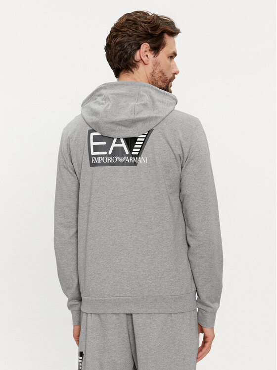 EA7 Emporio Armani EA7 Emporio Armani Džemperis 3DPM53 PJ05Z 3905 Pilka Regular Fit