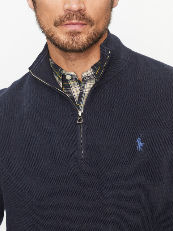 Polo Ralph Lauren Polo Ralph Lauren Sweter 710932304001 Granatowy Regular Fit