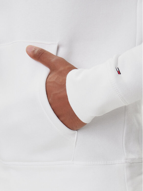 Tommy Hilfiger Tommy Hilfiger Суитшърт Logo MW0MW11599 Бял Regular Fit