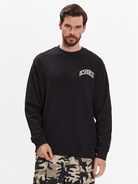 DC Shoes DC Shoes Pulóver Jaakko ADYSF03107 Fekete Relaxed Fit