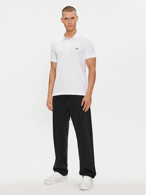 Emporio Armani Underwear Emporio Armani Underwear Polo marškinėliai 211804 4R482 00010 Balta Regular Fit