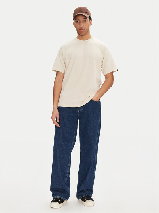 Vans Vans T-shirt Left Chest II VN000P1P Bež Loose Fit