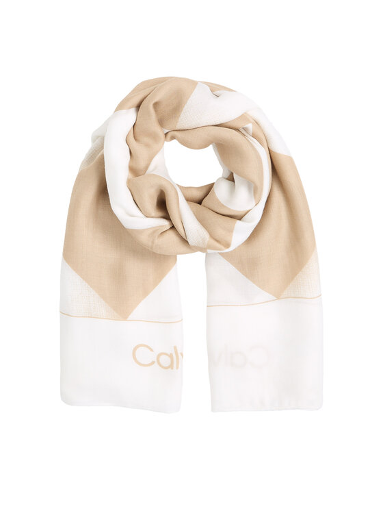Eșarfă Calvin Klein K60K613232 Bej