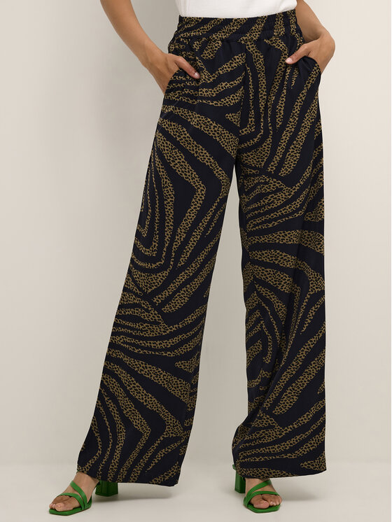 Karen by Simonsen Bavlnené nohavice Hilja 10104284 Čierna Casual Fit