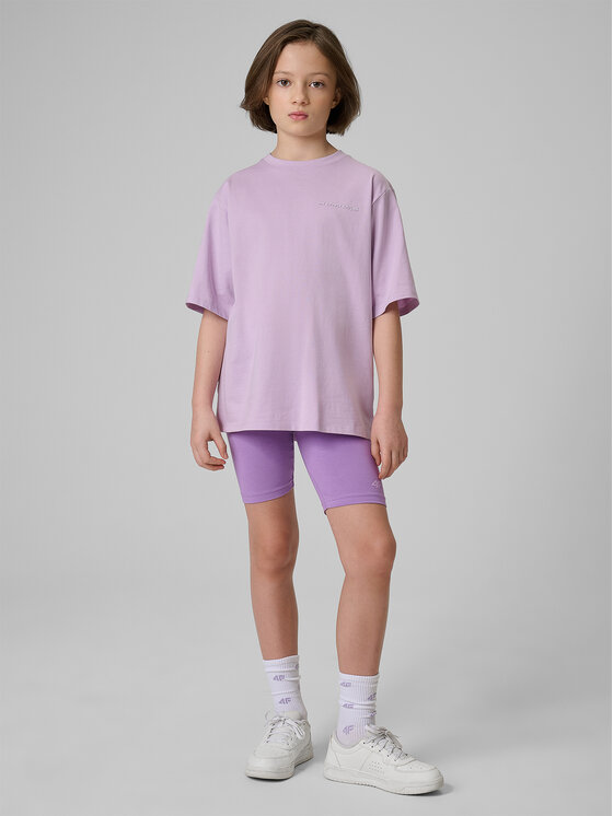 4F 4F Kolarki BASIC+ Fioletowy Regular Fit